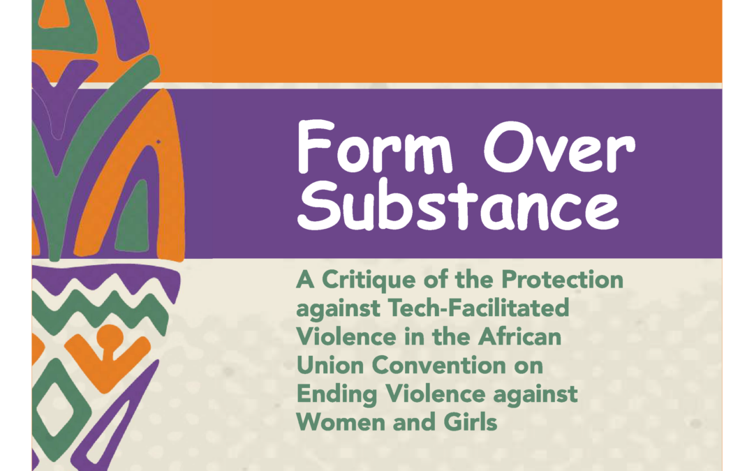 Briefing Paper – Form Over Substance